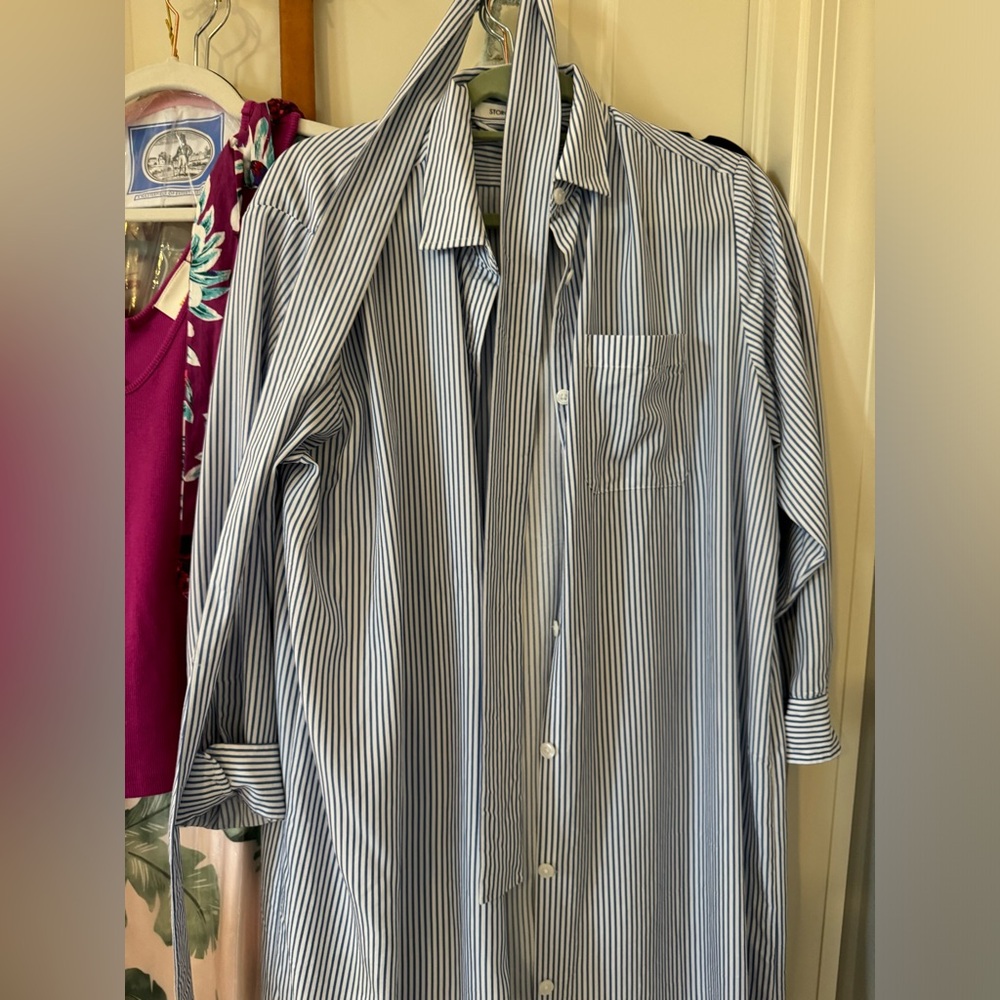 Storq maternity shirt dress